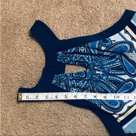 Elle Sleeveless Paisley Maxi Dress Size 2 - Picture 12 of 16